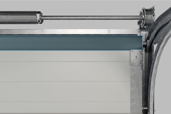 Garagentor (W) UniTherm% Zusätzliche innere Blende