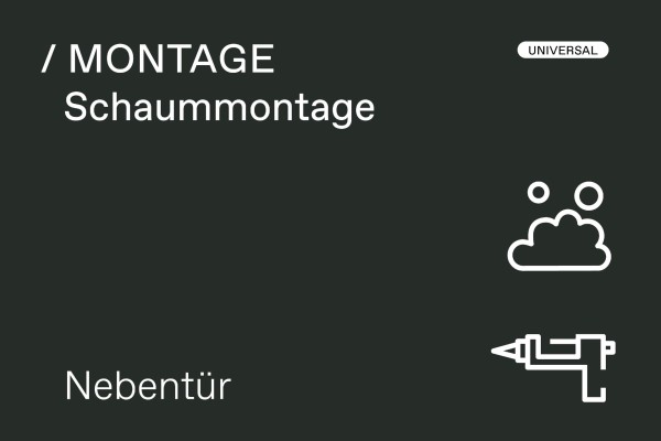 001597 Schaummontage