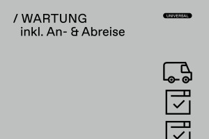 003986 Wartung inkl. An- &amp; Abreise