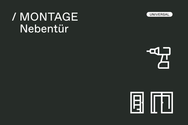 Montage Nebentür