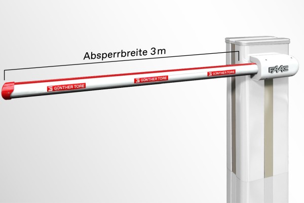 Faac B680H Sperrbreite 3 m weiss